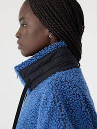 BASSIKE Boiled Wool Vest-athletic blue