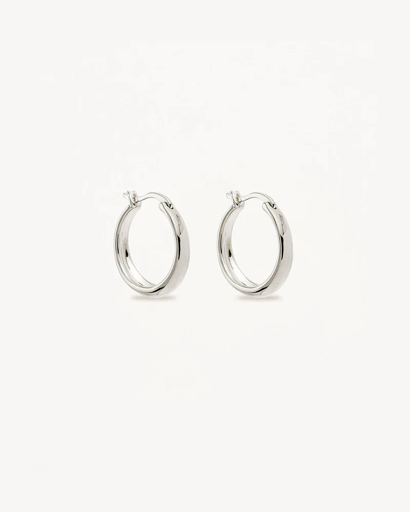 BY CHARLOTTE Infinite horizon large hoops-silver