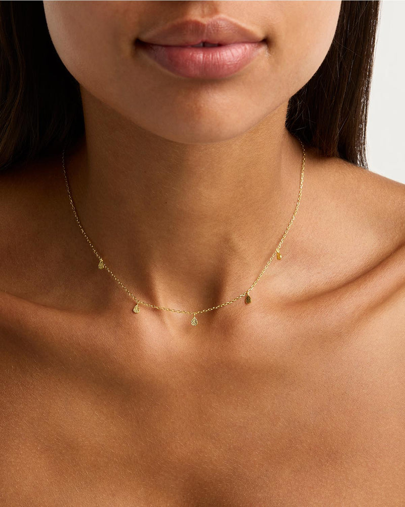 BY CHARLOTTE Gold Vermeil Grace Choker