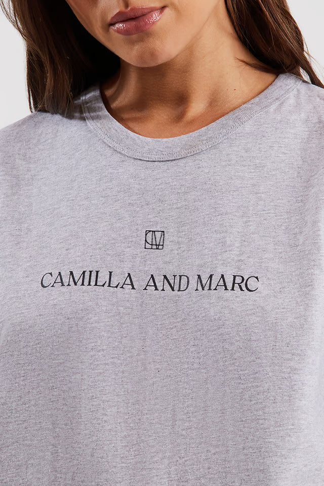CAMILLA AND MARC Grayson Tee-grey marle