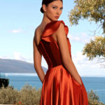 NICOLETTA Paris Dress-vermillion