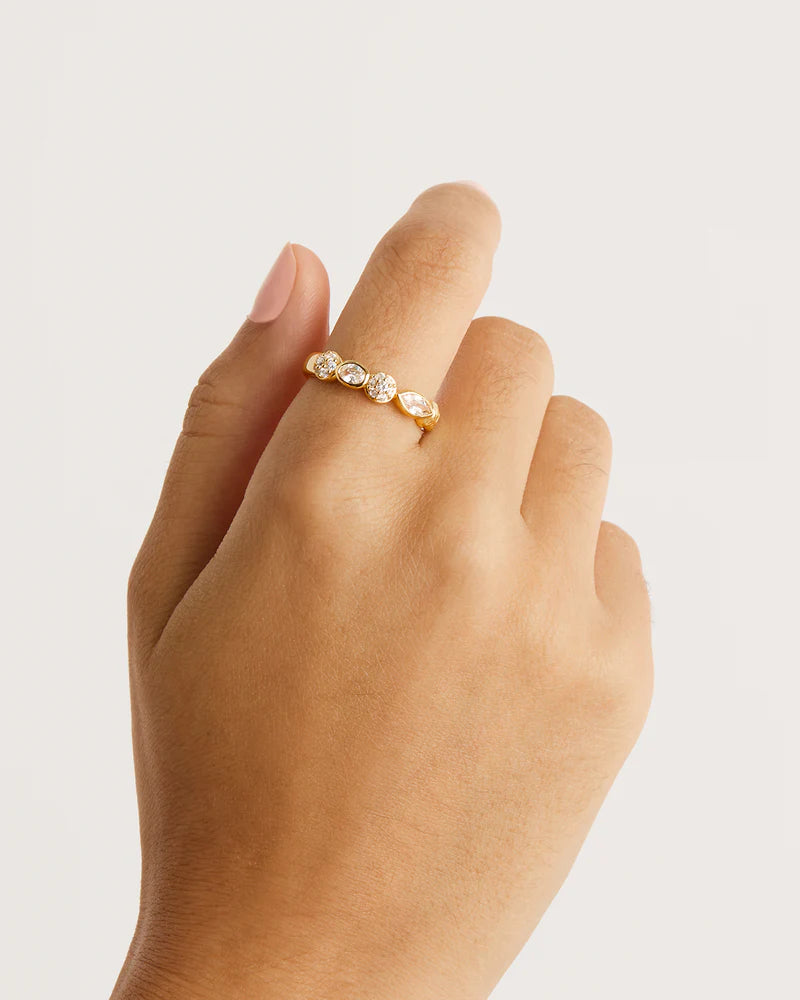BY CHARLOTTE Protection of Eye Crystal Ring