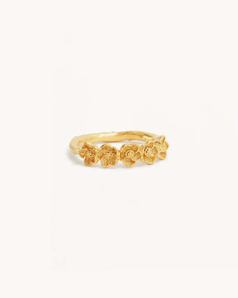 BY CHARLOTTE 18K Gold Vermeil Bloom With Grace Ring-gold