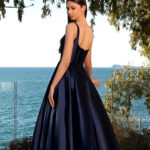 NICOLETTA Sydney Gown-navy