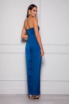 ELLE ZEITOUNE Grace Azzure Blush Gown
