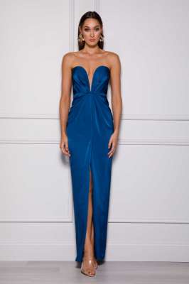 ELLE ZEITOUNE Grace Azzure Blush Gown