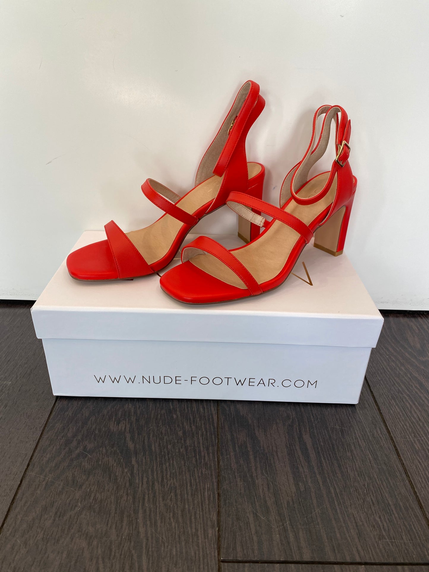 NUDE FOOTWEAR Anastasia Fiesta Red