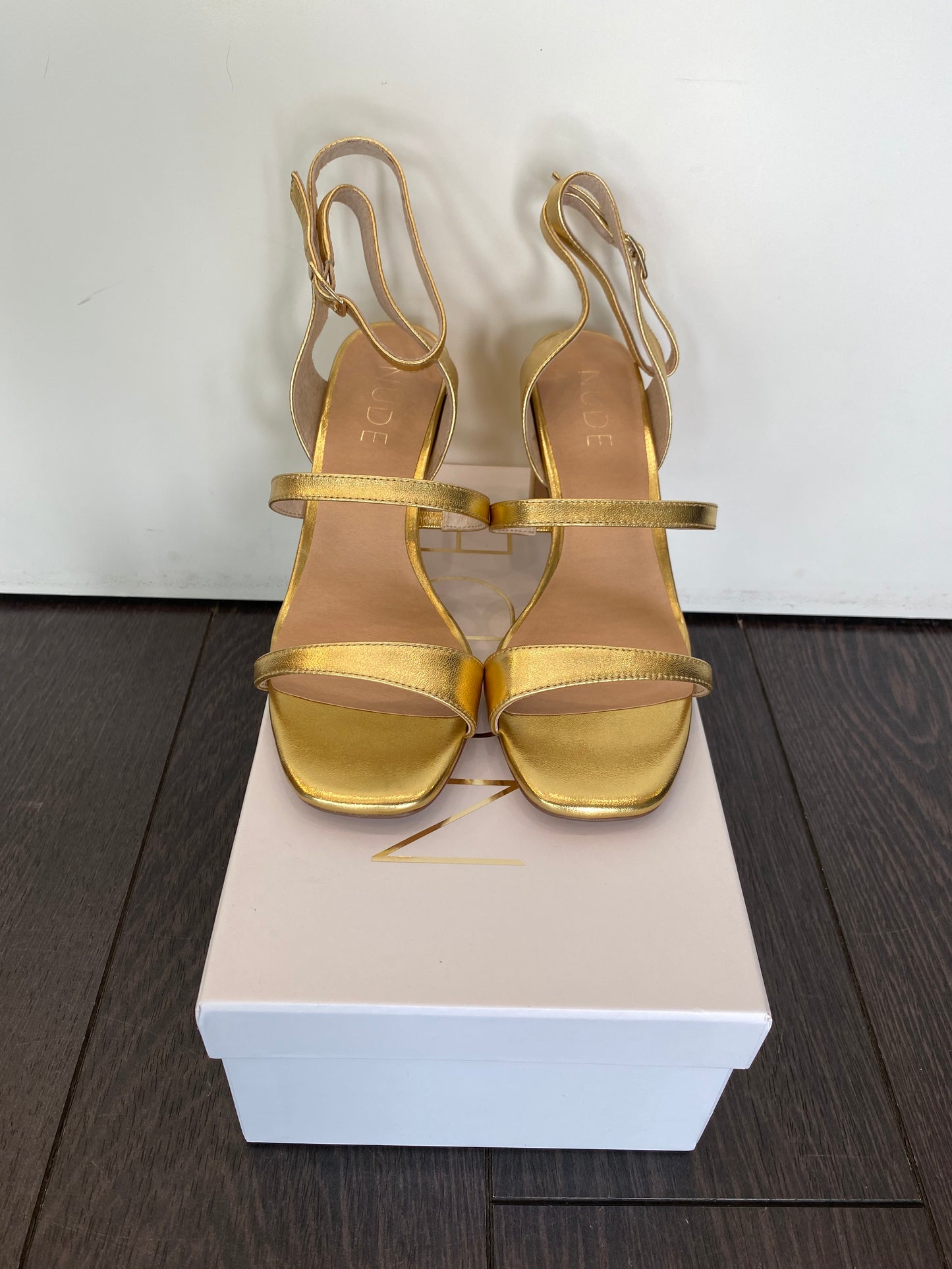 NUDE FOOTWEAR Anastasia Sandals Gold