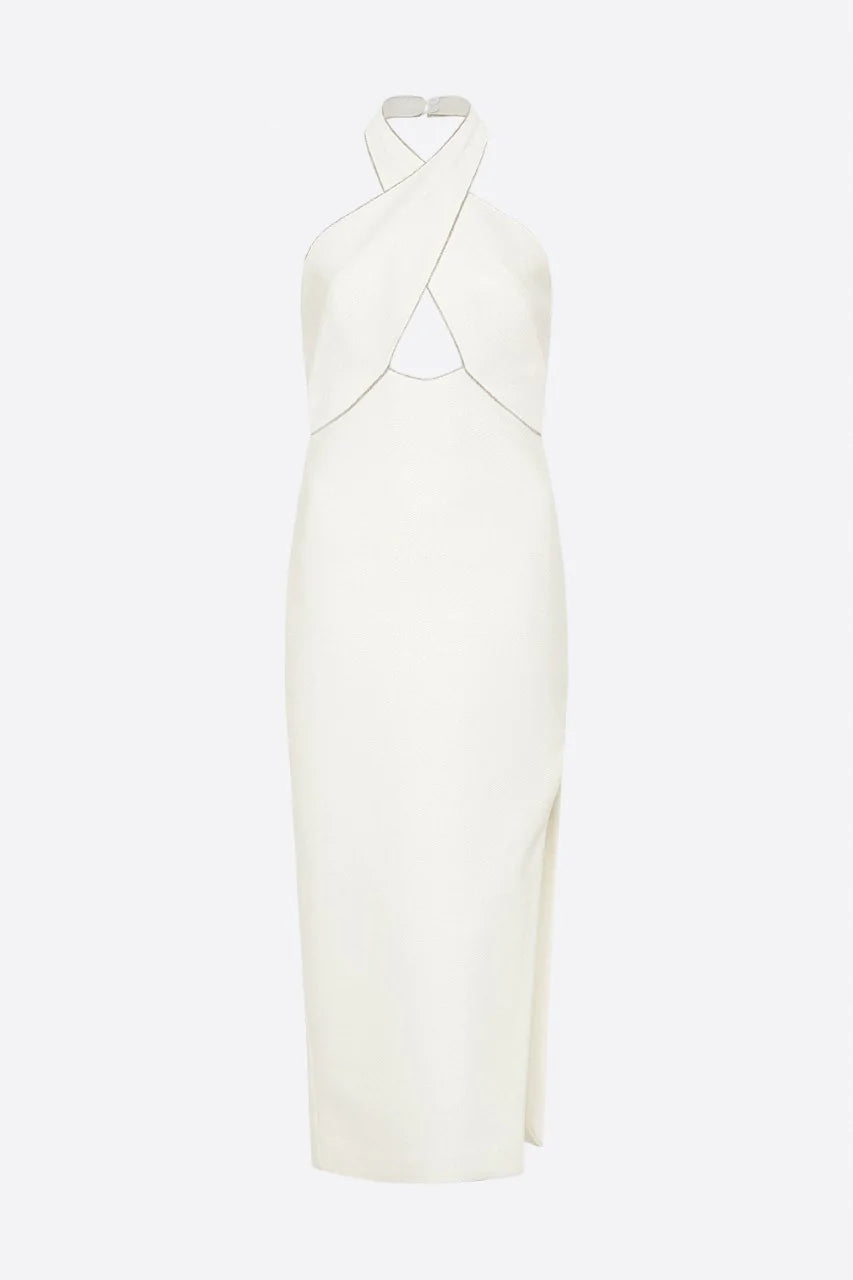 MANNING CARTELL Cosmic Turn Halter Midi Dress