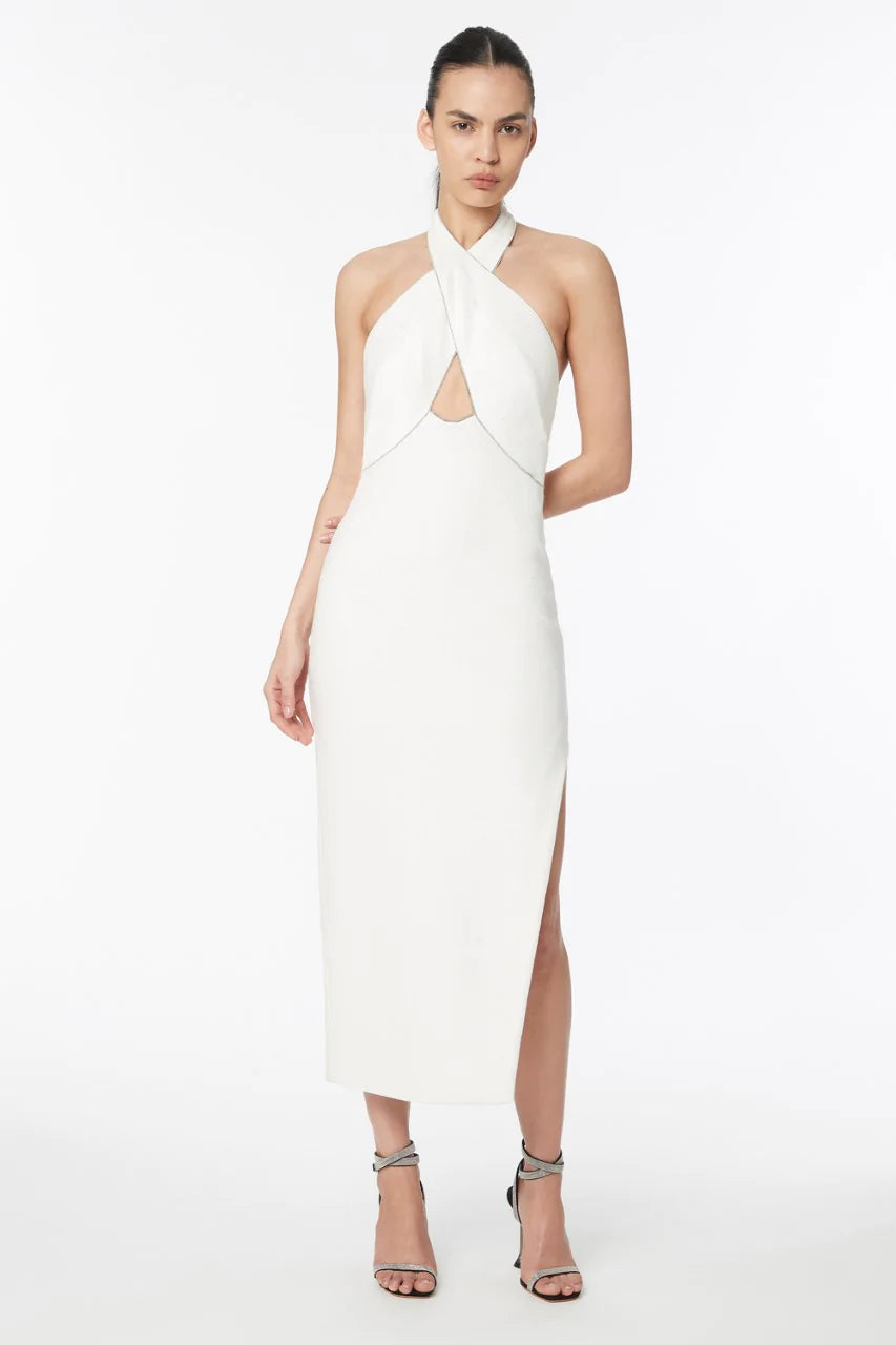 MANNING CARTELL Cosmic Turn Halter Midi Dress