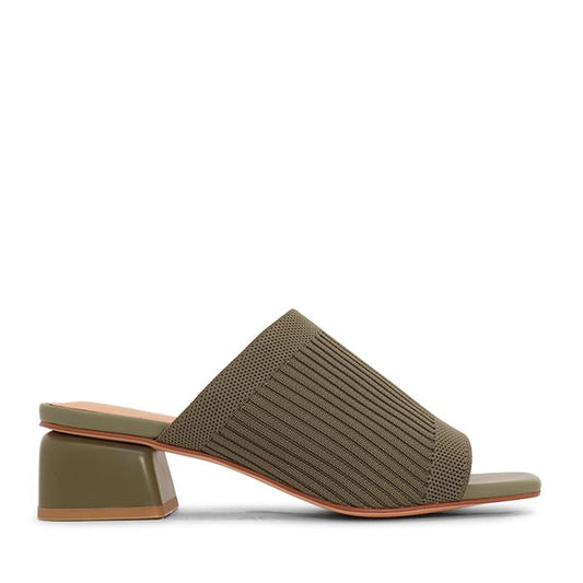 NUDE FOOTWEAR Rigby Dusty Sage Slides
