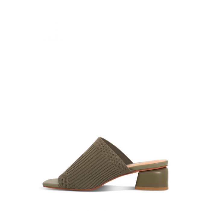 NUDE FOOTWEAR Rigby Dusty Sage Slides