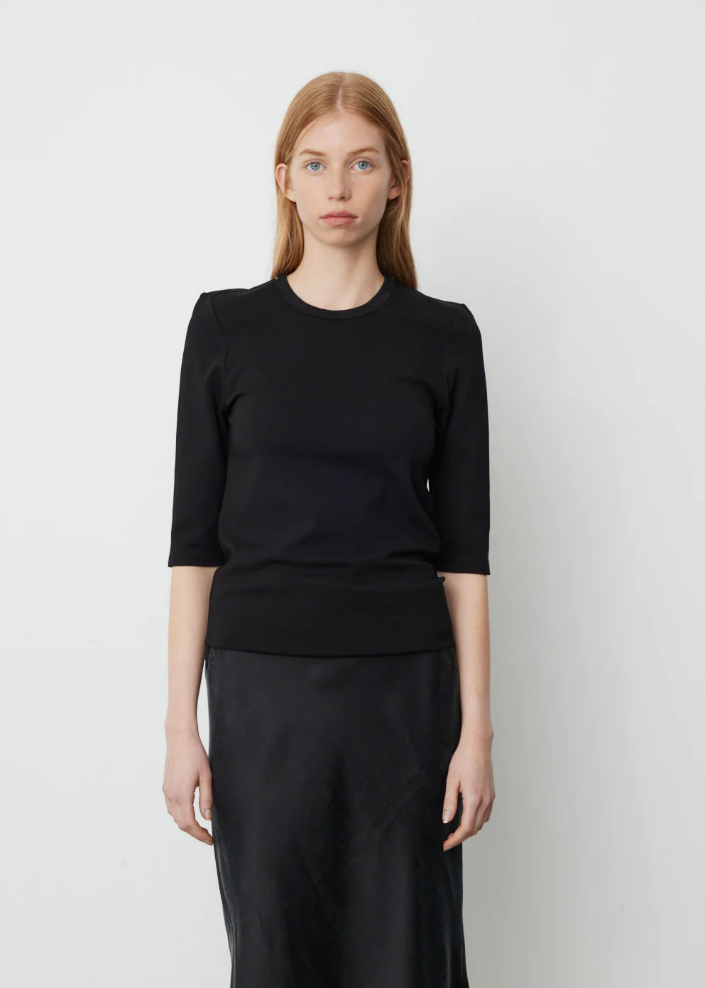 BASSIKE Viscose Jersey Cut Out T.Shirt