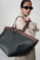 CAMILLA AND MARC Soki Tote-black/chocolate