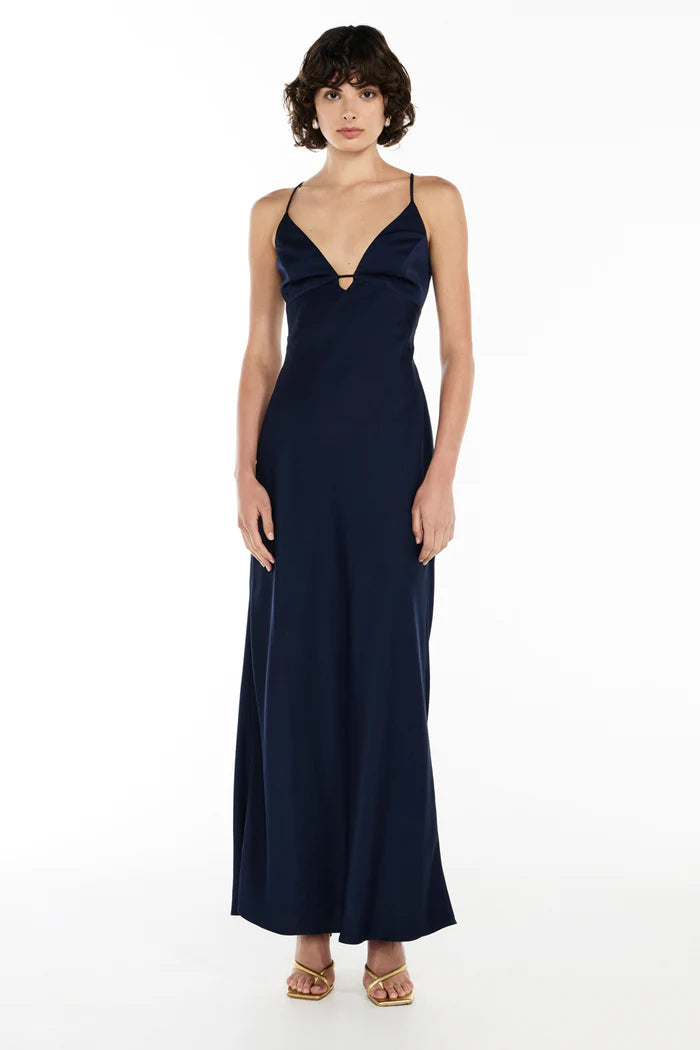 MANNING CARTELL Tume To Shine Slip Dress- navy