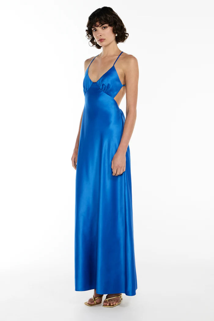 MANNING CARTELL Saturation Point Slip Dress- lapis blue