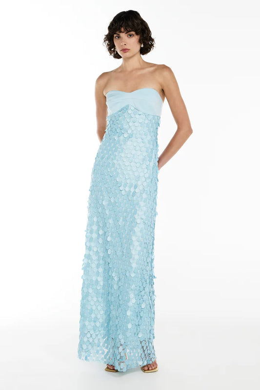 MANNING CARTELL Extreme Supreme Balconette dress- aqua spritz