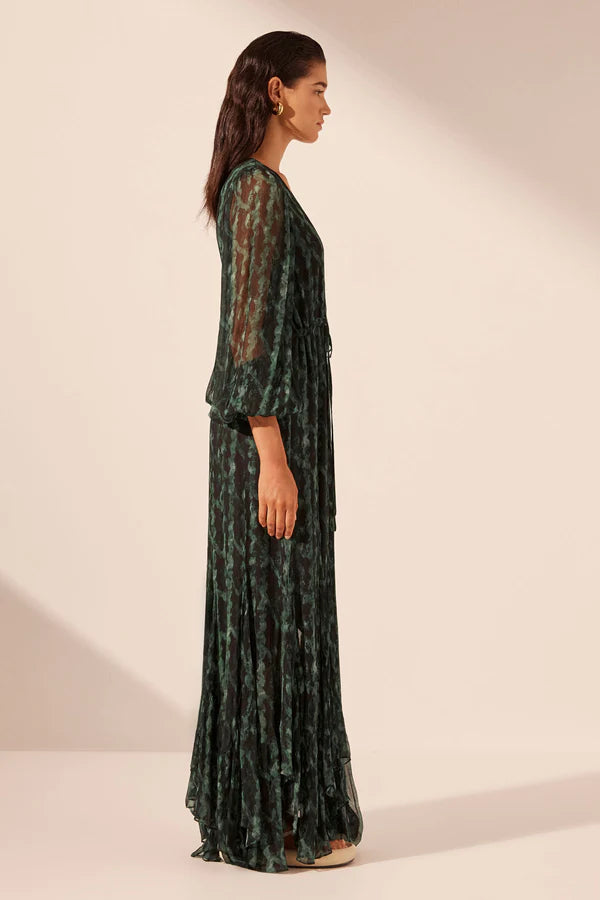 SHONA JOY Remi Lace Front maxi Dress