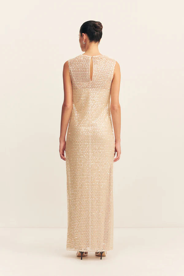 SHONA JOY - Everly High Neck Sleeveless Maxi Dress