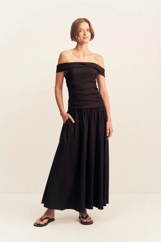 SHONA JOY - Brooks Off Shoulder Maxi Dress