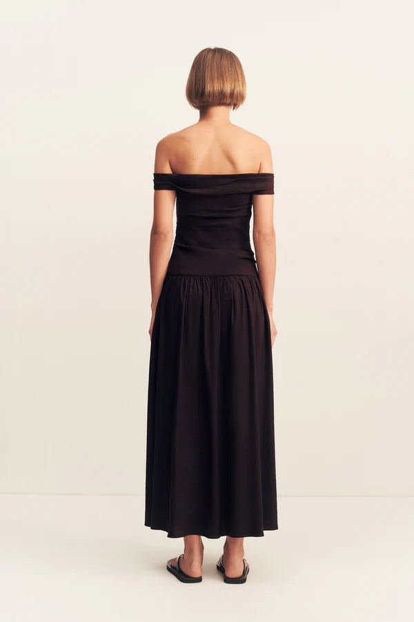SHONA JOY - Brooks Off Shoulder Maxi Dress