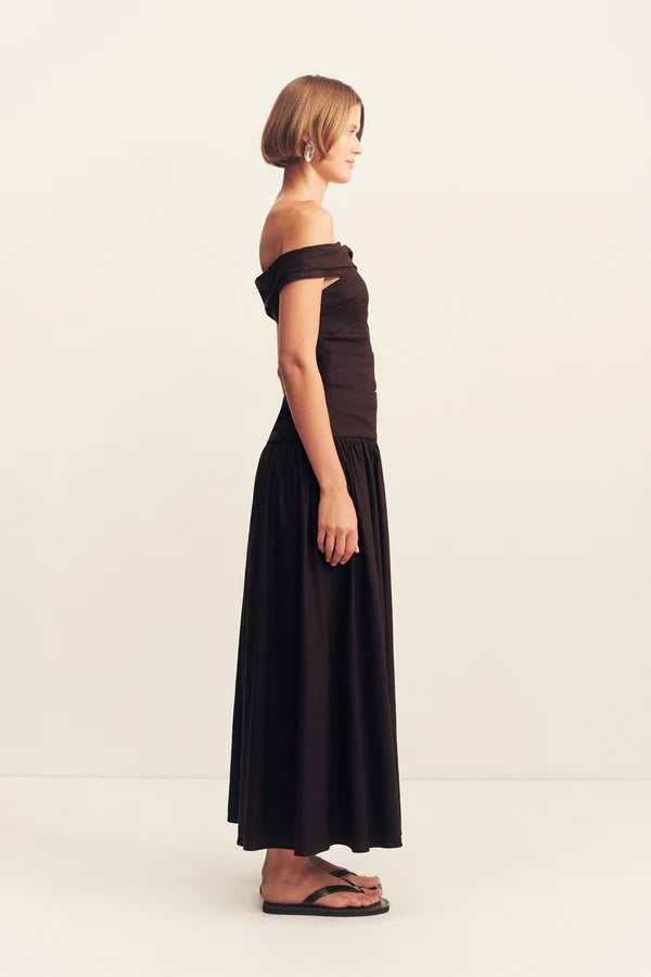 SHONA JOY - Brooks Off Shoulder Maxi Dress