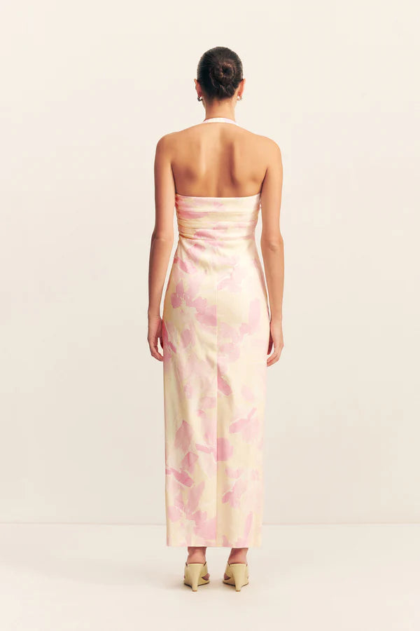 SHONA JOY - Addison Draped Halter Maxi Dress