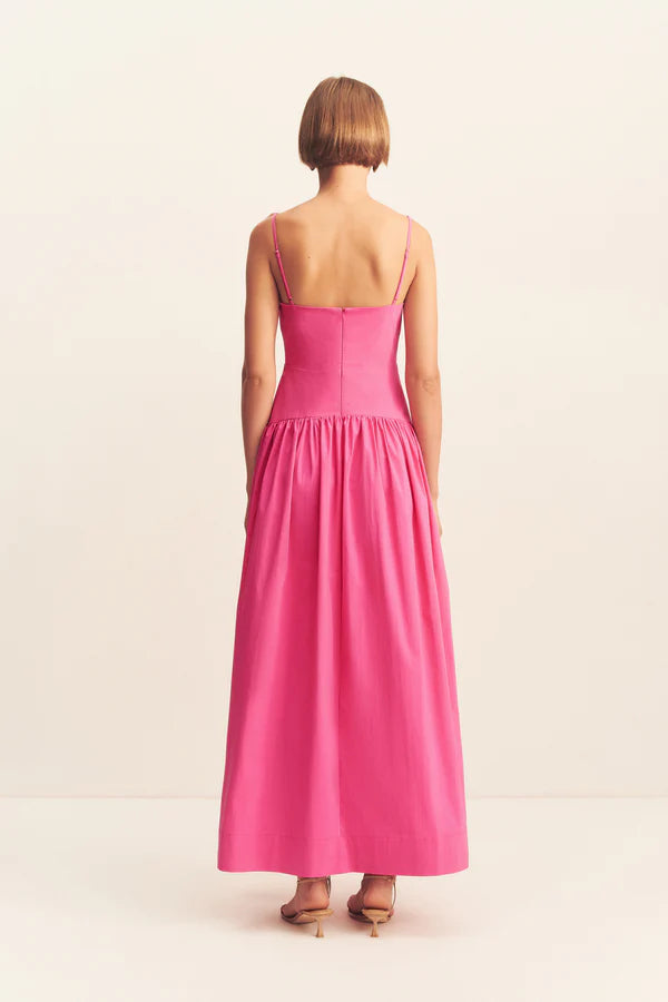 SHONA JOY Campbell Square Neck Maxi Dress
