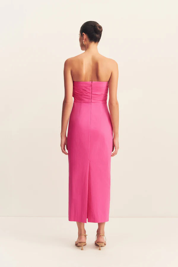 SHONA JOY Campbell Knot Midi Dress