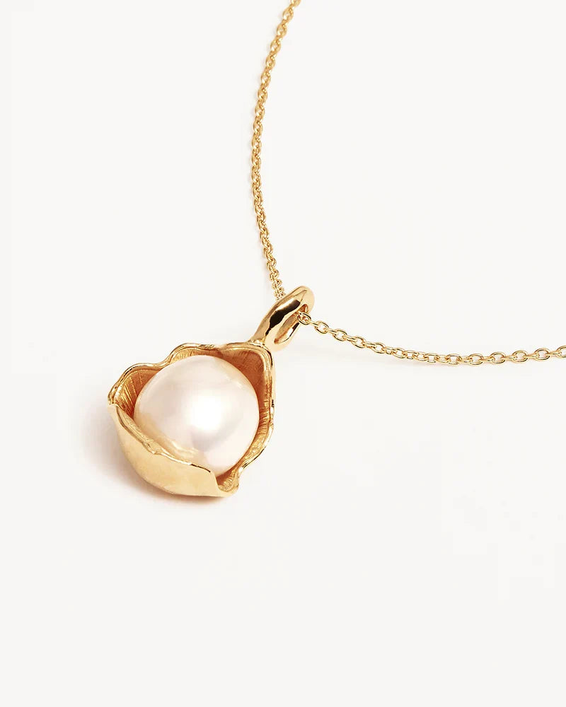 By Charlotte - A Place to Dream Pearl Necklace in GOLD