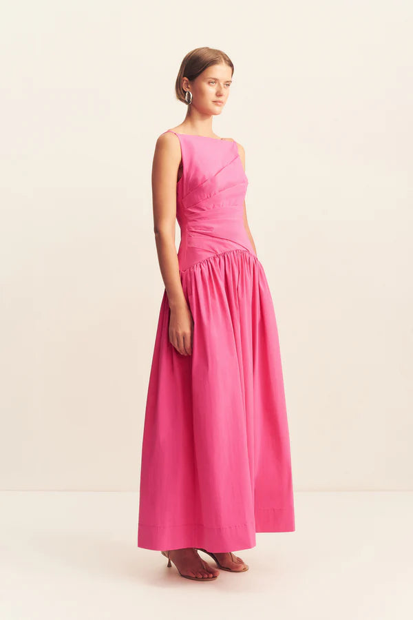 SHONA JOY Campbell Square Neck Maxi Dress