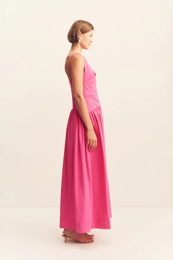 SHONA JOY Campbell Square Neck Maxi Dress