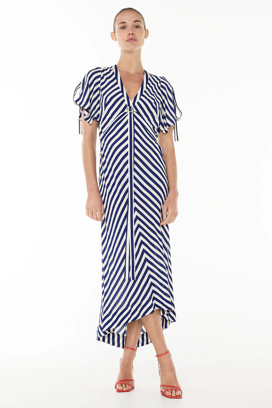 MANNING CARTELL Riviera Stripe Dress-blue multi