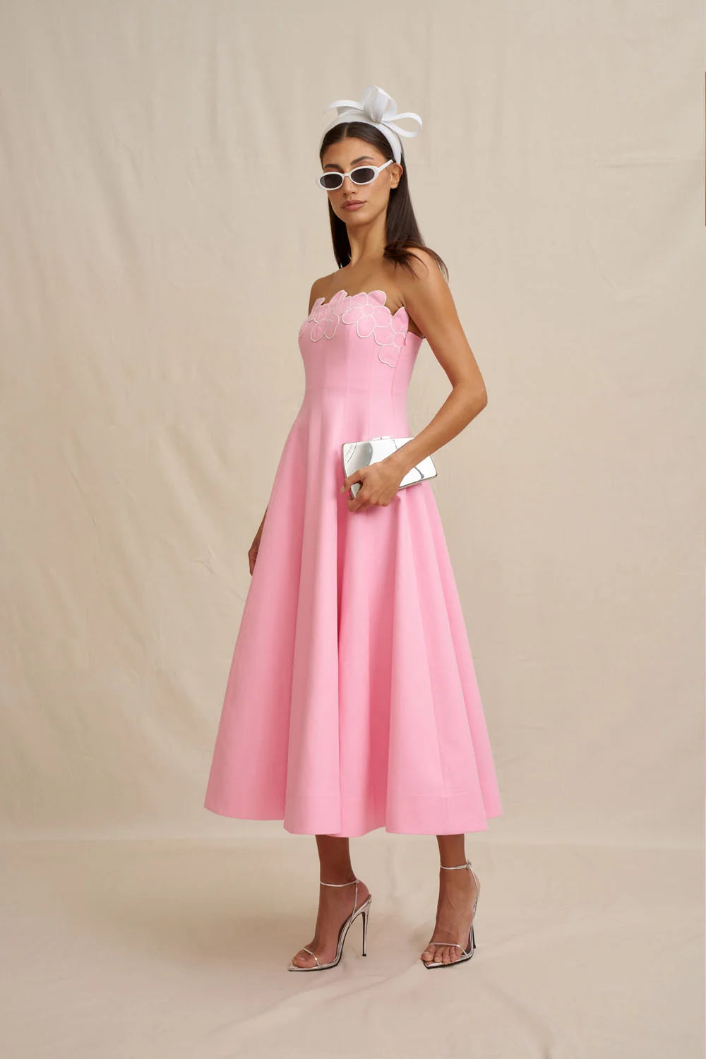 BY JOHNNY - Florelle Pink Strapless Dress
