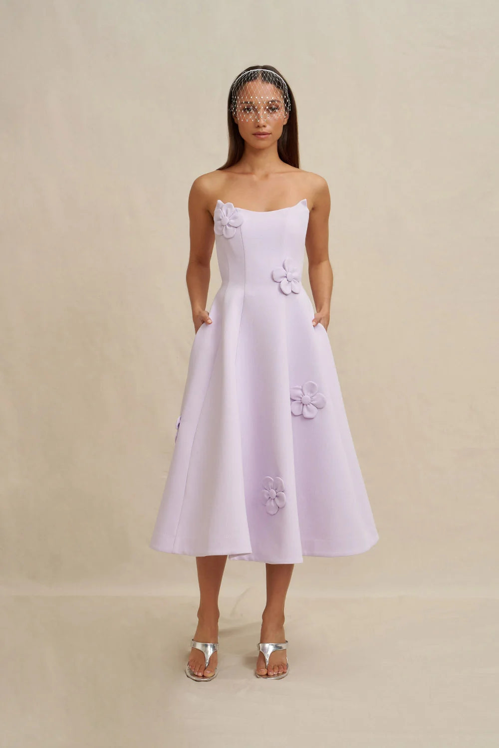 BY JOHNNY - Camelia Strapless Lilac Dress