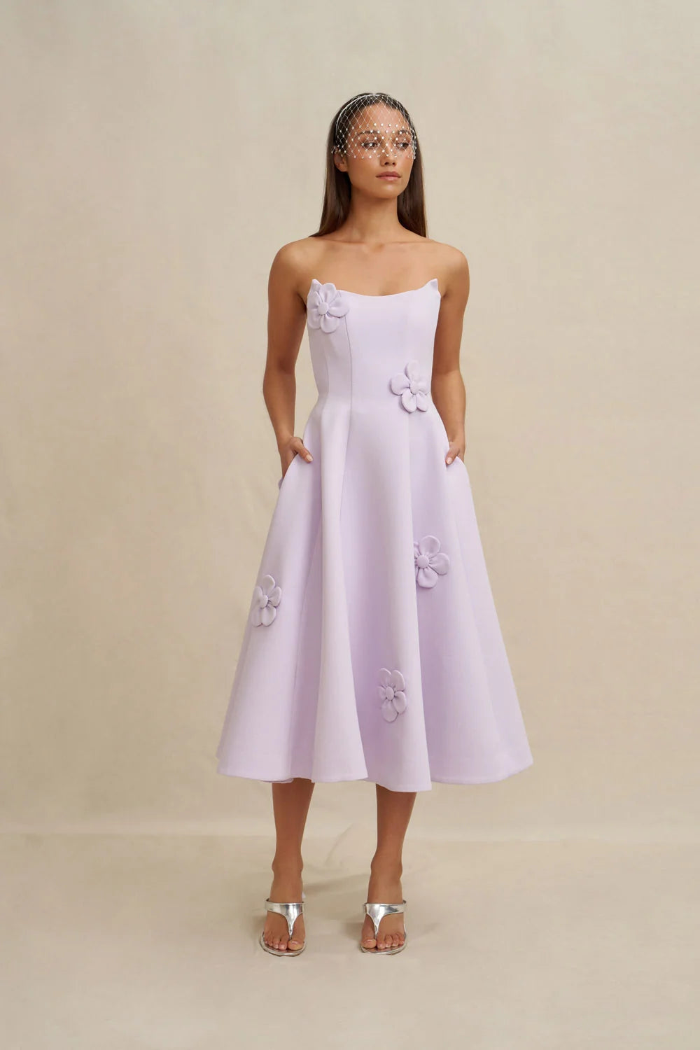 BY JOHNNY - Camelia Strapless Lilac Dress