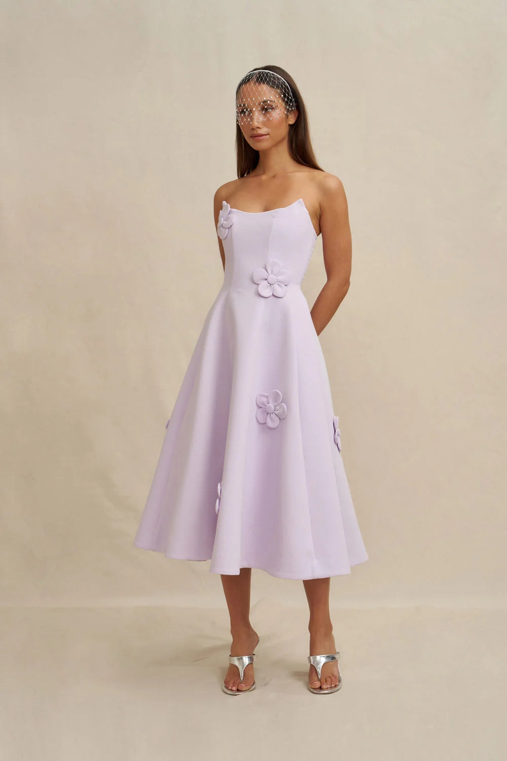 BY JOHNNY - Camelia Strapless Lilac Dress