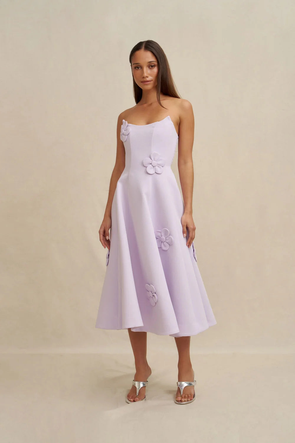 BY JOHNNY - Camelia Strapless Lilac Dress