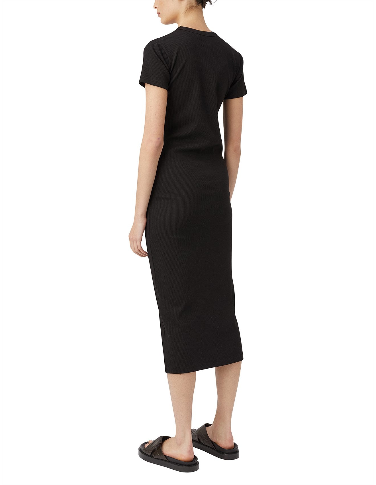 CAMILLA AND MARC Bloom Embroidered Dress-black