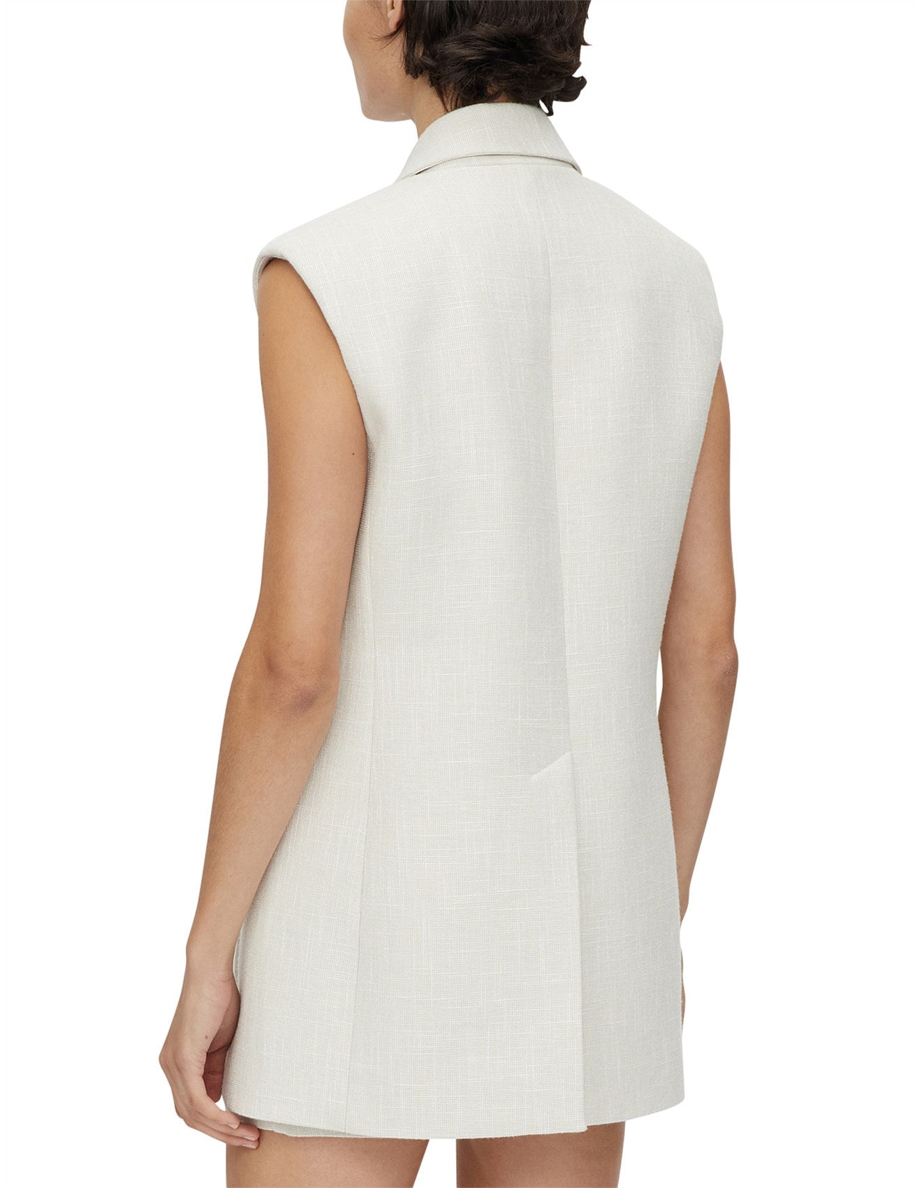 CAMILLA AND MARC Corbett Single Breasted Vest-stone