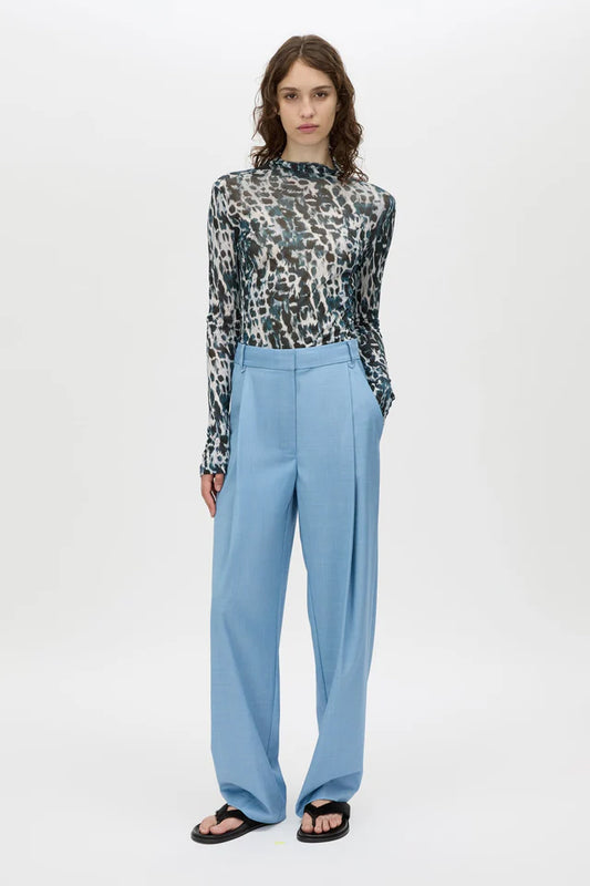 CAMILLA AND MARC Plumage Long Sleeve Top-steel print