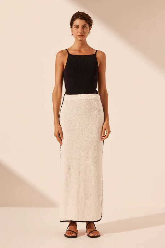 SHONA JOY Lena Side Split Maxi Skirt