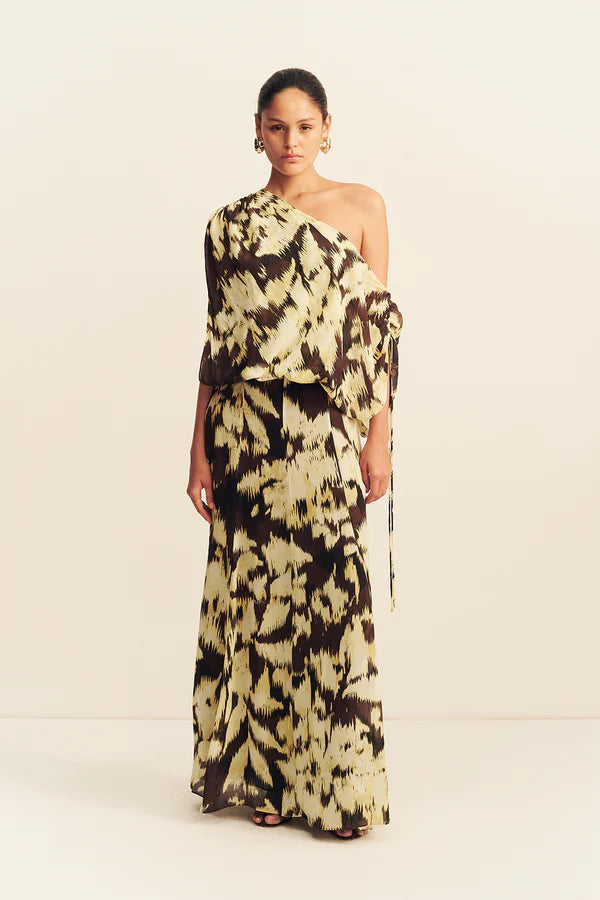 SHONA JOY - Benny Off Shoulder Blouson Maxi Dress