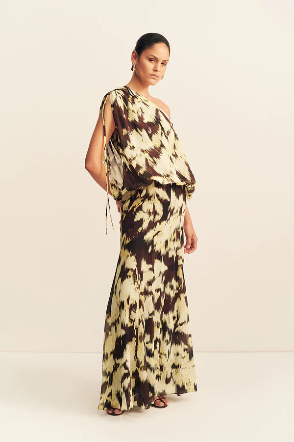 SHONA JOY - Benny Off Shoulder Blouson Maxi Dress