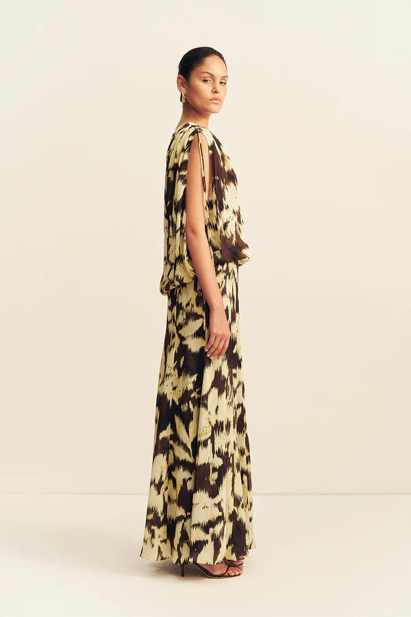 SHONA JOY - Benny Off Shoulder Blouson Maxi Dress