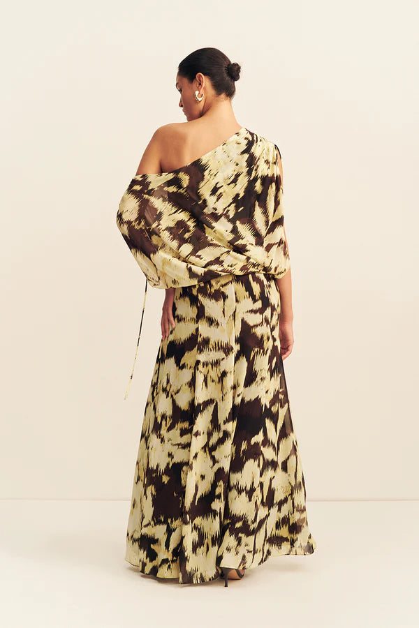 SHONA JOY - Benny Off Shoulder Blouson Maxi Dress