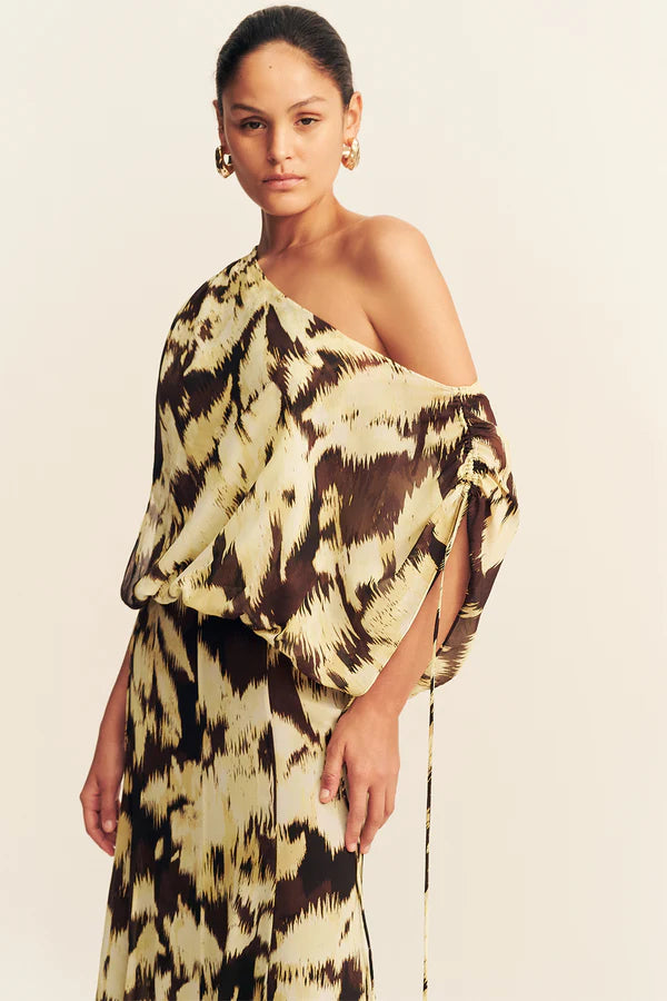 SHONA JOY - Benny Off Shoulder Blouson Maxi Dress