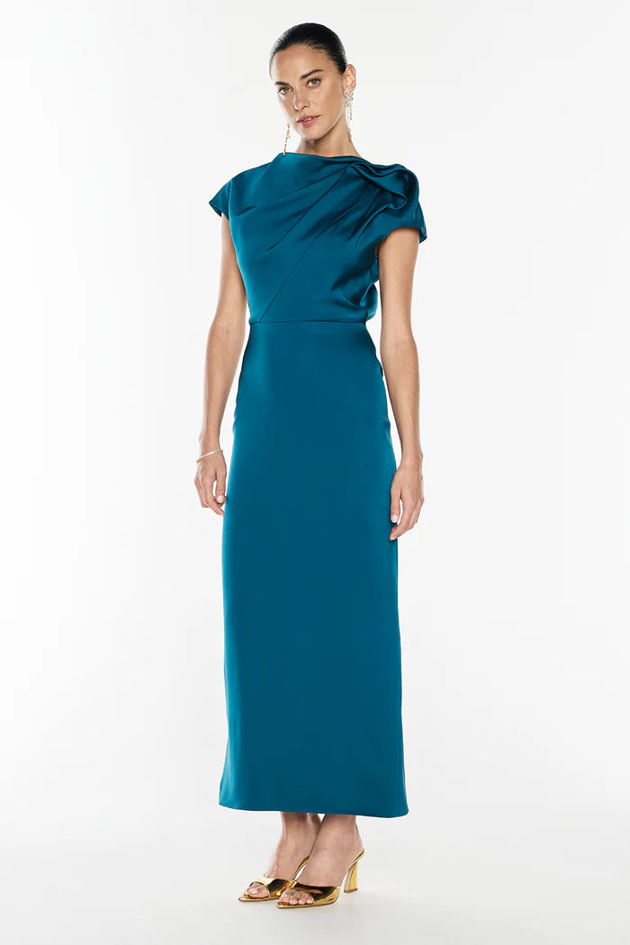 MANNING CARTELL - The Grand Illusion Maxi Dress in Peacock