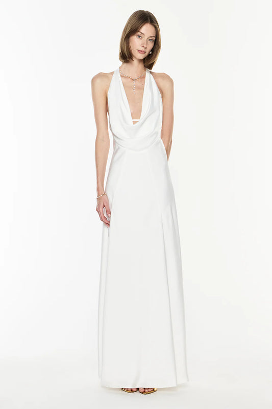 MANNING CARTELL - Charmed Cowl Slip Dress in White