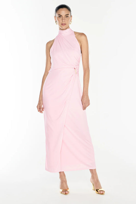 MANNING CARTELL - Sweet Days Halter Dress in Petal Pink